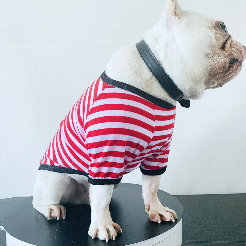 Striped French Bulldog Pajamas - Frenchie Complex Shop