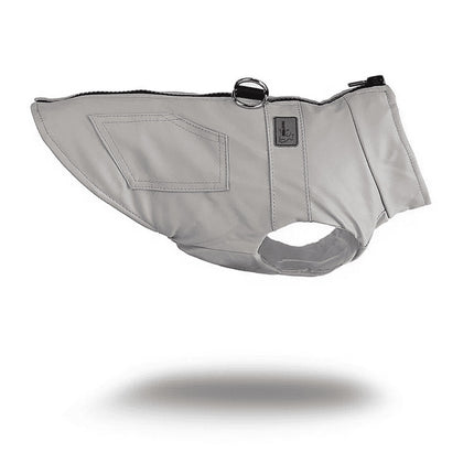 Waterproof French Bulldog Jacket with Harness Rings - Silver / S - Frenchie Complex Shop