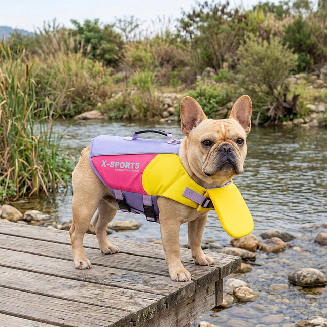 X-Sports French Bulldog Life Jacket - Purple / XS - Frenchie Complex Shop