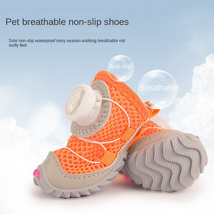 French Bulldog Mesh Sneakers - Orange / 3 - Frenchie Complex Shop