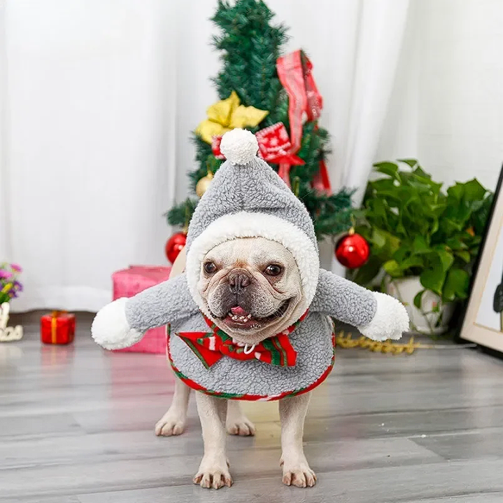 French Bulldog Snowman Christmas Costume - Frenchie Complex Shop
