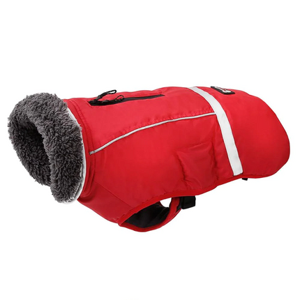 Ultra Warm French Bulldog Coat - S / Red - Frenchie Complex Shop