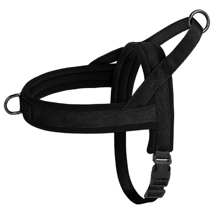 Adjustable French Bulldog Harness - Black / XS - Frenchie Complex Shop