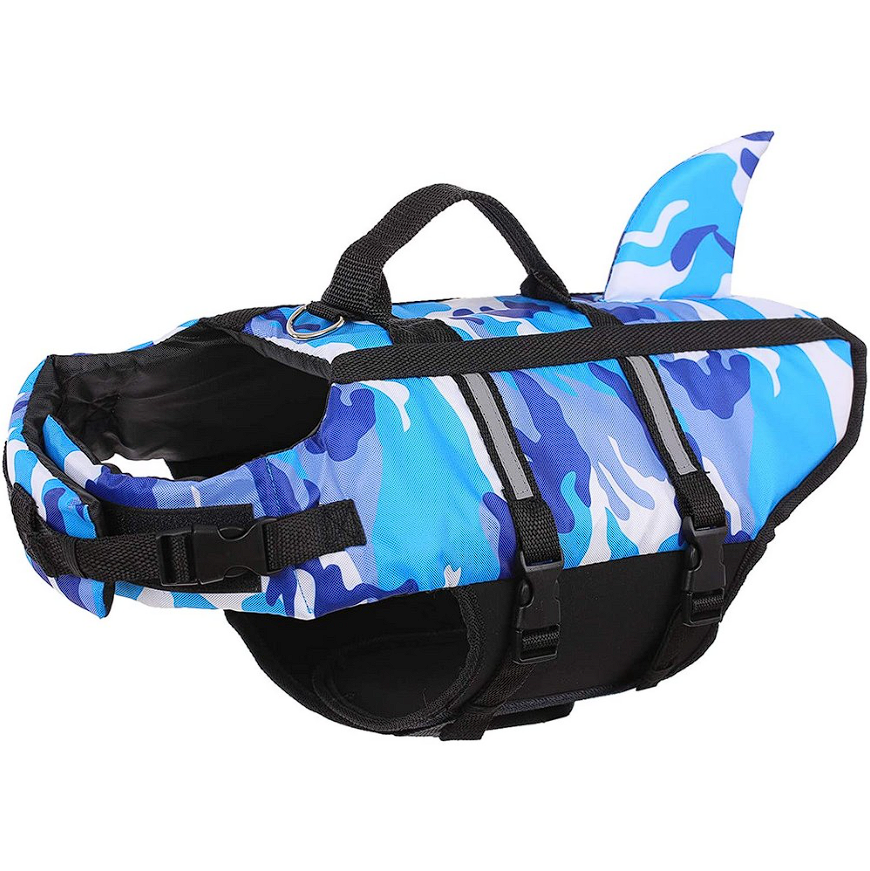 Summer French Bulldog Life Jacket - XS / Blue - Frenchie Complex Shop