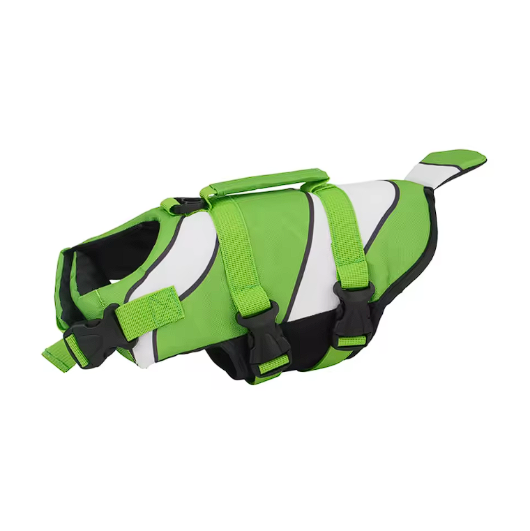 Fish French Bulldog Life Jacket - Green / XS - Frenchie Complex Shop