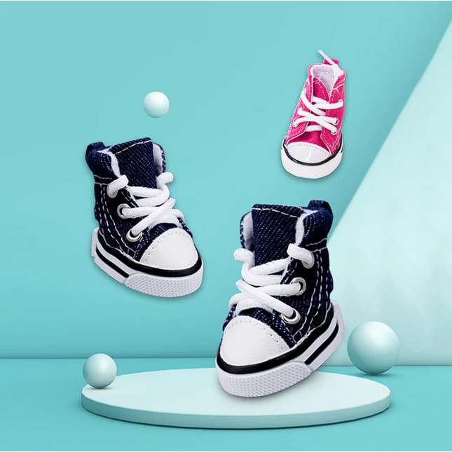 Stars French Bulldog Shoes - S / Pink - Frenchie Complex Shop