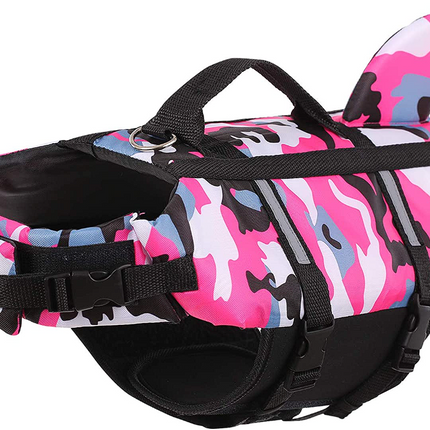 Summer French Bulldog Life Jacket - XS / Pink - Frenchie Complex Shop