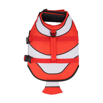 Fish French Bulldog Life Jacket - Red / XS - Frenchie Complex Shop
