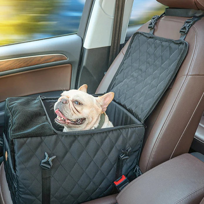 French Bulldog Car Seat Cover 3 in 1 - Black - Frenchie Complex Shop