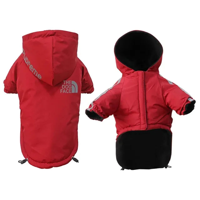 Pupreme Waterproof French Bulldog Jacket - XL / Red - Frenchie Complex Shop