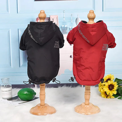 Pupreme Waterproof French Bulldog Jacket - S / Red - Frenchie Complex Shop