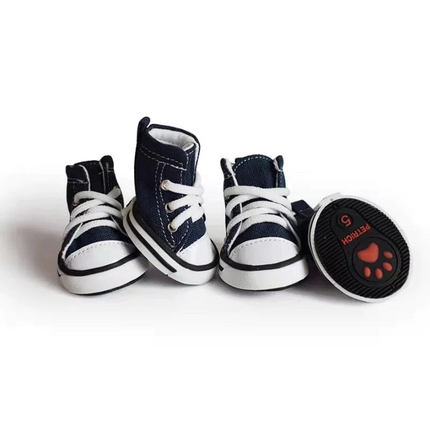 Stars French Bulldog Shoes - S / Dark blue - Frenchie Complex Shop