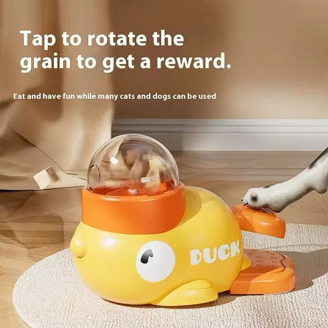 Interactive Duck Frenchie Toy - Yellow - Frenchie Complex Shop