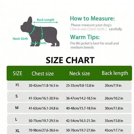 French Bulldog Swimming Safety Jacket