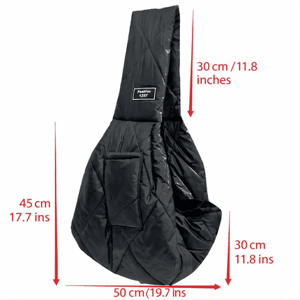 French Bulldog Comfort Sling Carrier Bag - Light gray / Univerzal Size - Frenchie Complex Shop