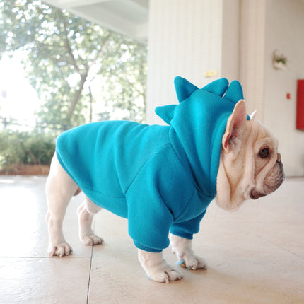 Blue French Bulldog Hoodie - Frenchie Complex Shop