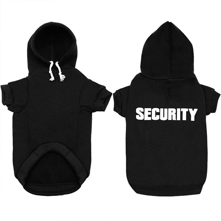 Security French Bulldog Hoodie - XS / Black - Frenchie Complex Shop
