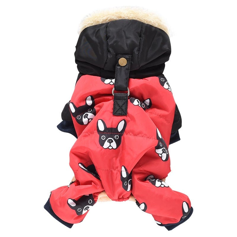 French Bulldog Jacket - Red / L - Frenchie Complex Shop