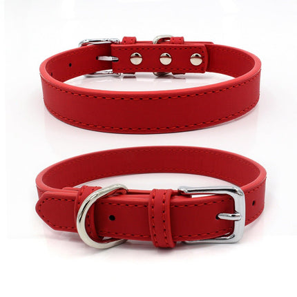 French Bulldog Collars - Red / Xs 1.5*30 - Frenchie Complex Shop