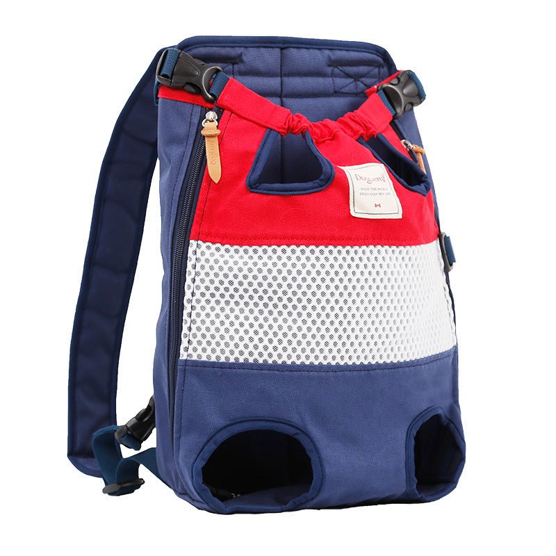 Outdoor French Bulldog Backpack - Navy Blue - Frenchie Complex Shop