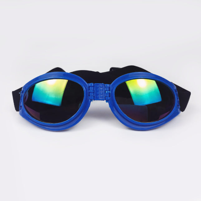 UV French Bulldog Sunglasses - Blue / Length 12cm width 5cm - Frenchie Complex Shop