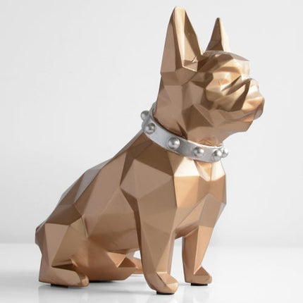 French Bulldog Statue Coin Storage - Gold - Frenchie Complex Shop