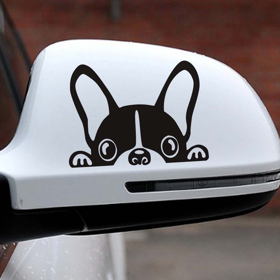 French Bulldog Sticker Car - Black - Frenchie Complex Shop