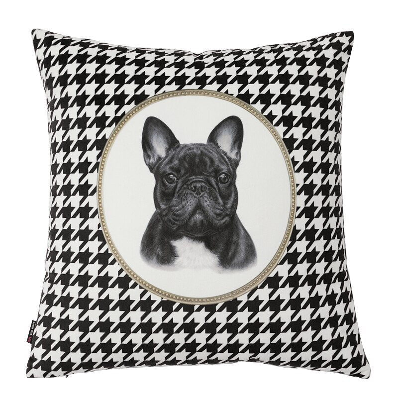 Bulldog Pillowcase by Frenchie Complex® - Black / 45X45cm - Frenchie Complex Shop