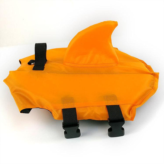 Shark Dog Safety Life Vest - Orange / XS - Frenchie Complex Shop