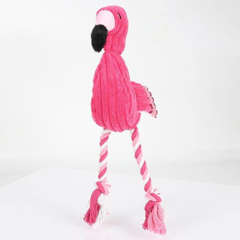 Squeaky Flamingo French Bulldog Toy - Pink - Frenchie Complex Shop