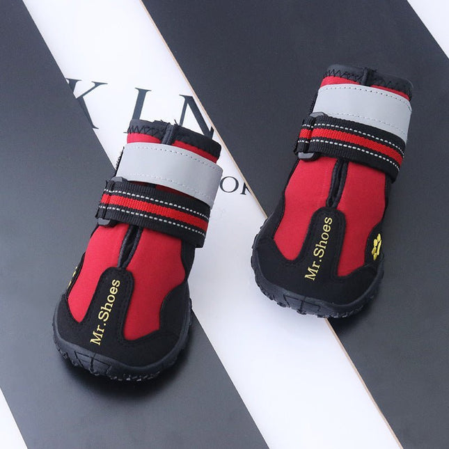 Outdoor Sport French Bulldog Shoes - Red / 1 - Frenchie Complex Shop