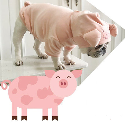Plush Pig French Bulldog Hoodie - Frenchie Complex Shop