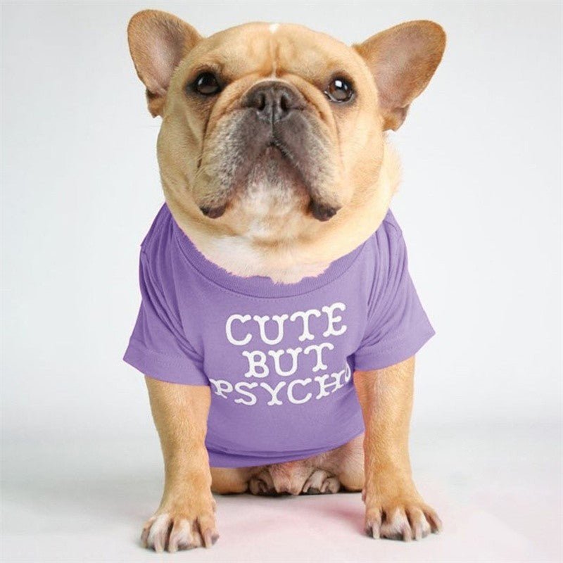 Psycho French Bulldog Shirt - Purple / 2XL - Frenchie Complex Shop