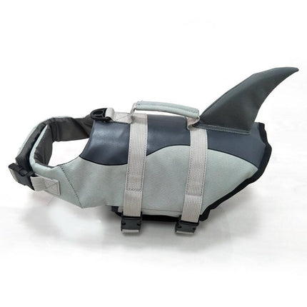 Frenchie Complex® Shark Life Swimming Vest - Grey / XS - Frenchie Complex Shop