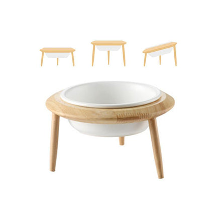 Tall Ceramic Food/Water Bowl - White / 480ml - Frenchie Complex Shop