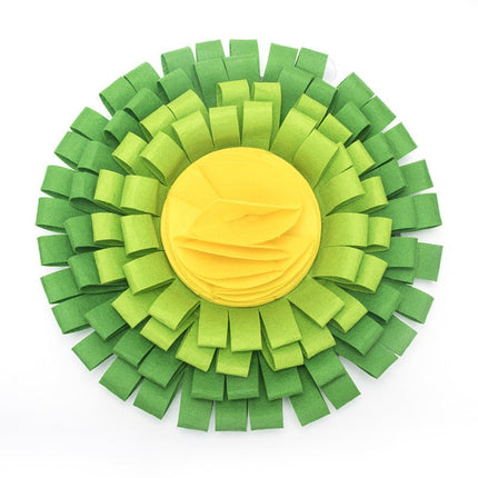 Dog Snuflemat for IQ development - Yellow / 48X48CM - Frenchie Complex Shop