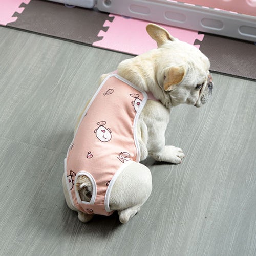 French Bulldog Menstrual Pants - Pink / S - Frenchie Complex Shop