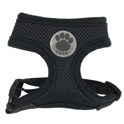 "LOVE" French Bulldog Harness - Black / XS - Frenchie Complex Shop