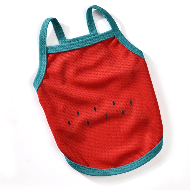 Spring/Summer French Bulldog Vest - XS / Red - Frenchie Complex Shop