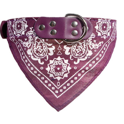 Triangle Dog Bandana - Purple / XL - Frenchie Complex Shop