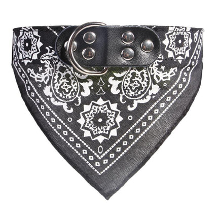 Triangle Dog Bandana - Black / L - Frenchie Complex Shop