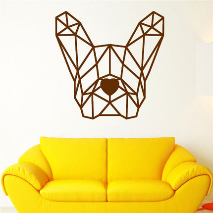 Wall French Bulldog Sticker - Brown - Frenchie Complex Shop
