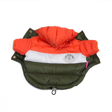 French Bulldog Winter Jacket - Orange / XS - Frenchie Complex Shop
