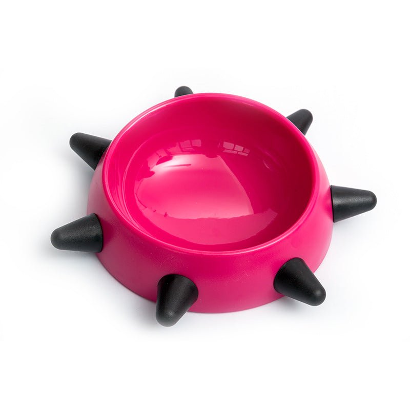 Horned Food Bowl - Rose Red / L - Frenchie Complex Shop
