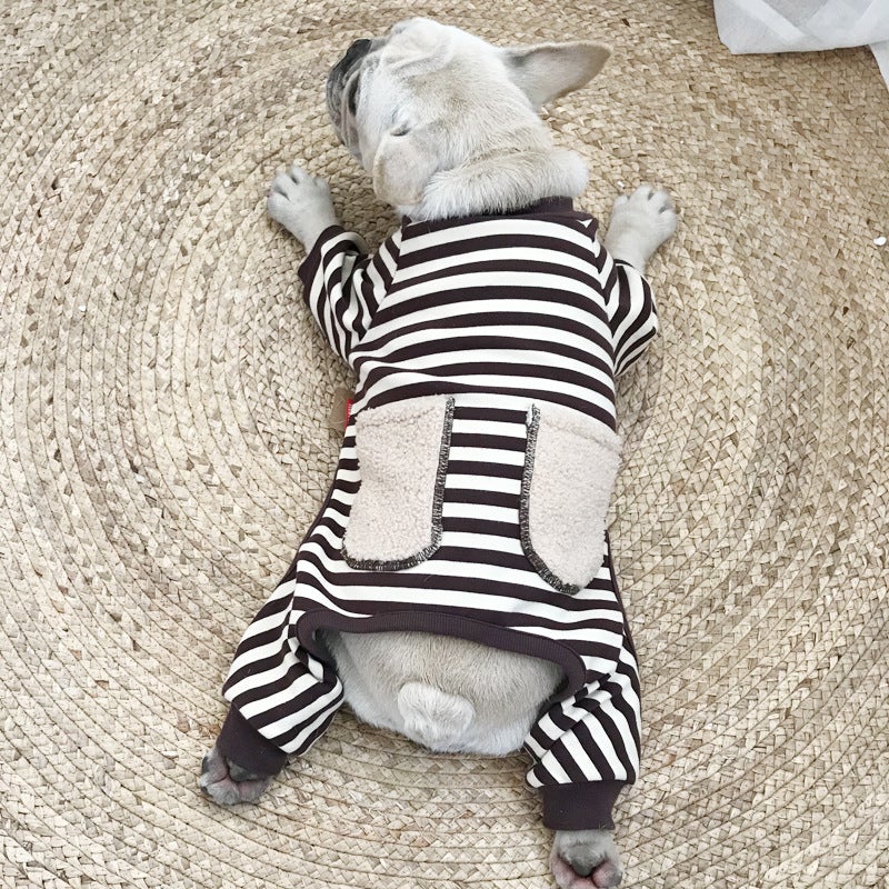 Super Soft French Bulldog Pajama - Brown / S - Frenchie Complex Shop