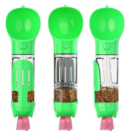 Multi-Functional Dog Bottle - 300ML - Green - Frenchie Complex Shop