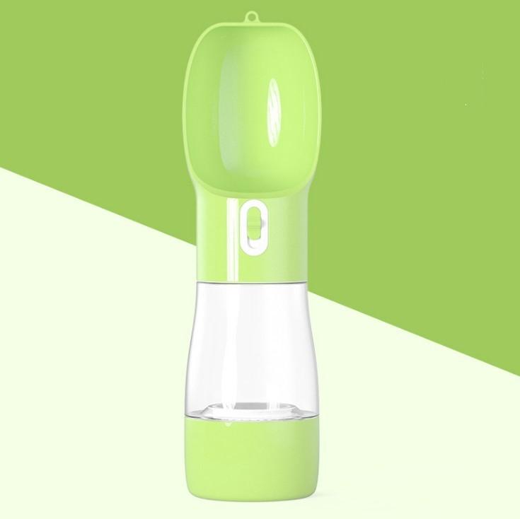 Portable Water & Food Bottle - Green - Frenchie Complex Shop