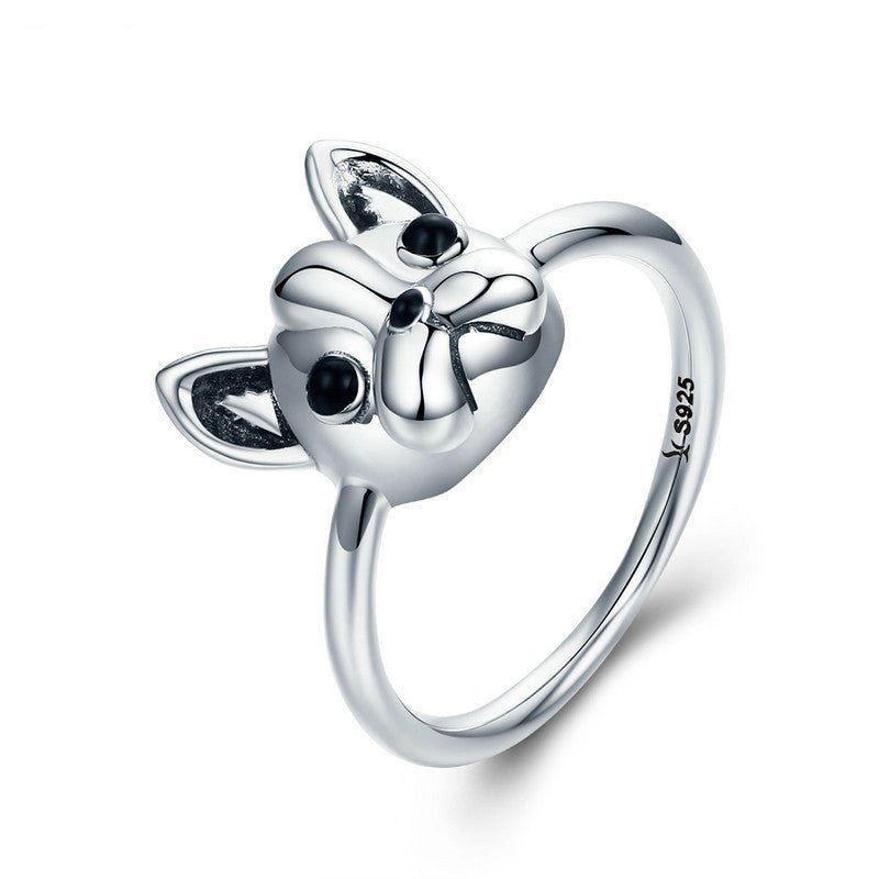 Frenchie Complex® 925 Sterling Silver Ring - 6 - Frenchie Complex Shop
