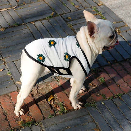 Summer Flower French Bulldog Vest - XS - Frenchie Complex Shop