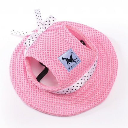 Summer French Bulldog Caps - Pink / S - Frenchie Complex Shop